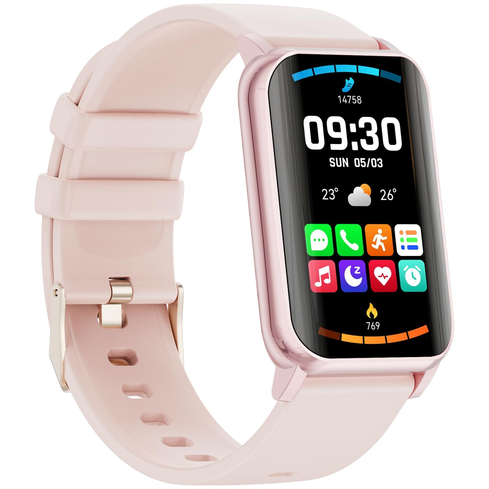 for Men Women (Answer/Make Calls), 1.57″ Curved Screen Fitness Tracker, with …