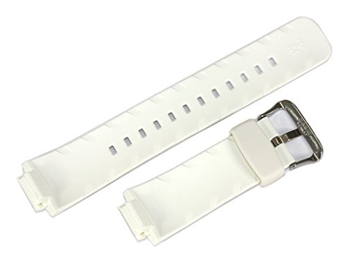 CASIO G-300LV White Rubber Band Strap – Genuine Part