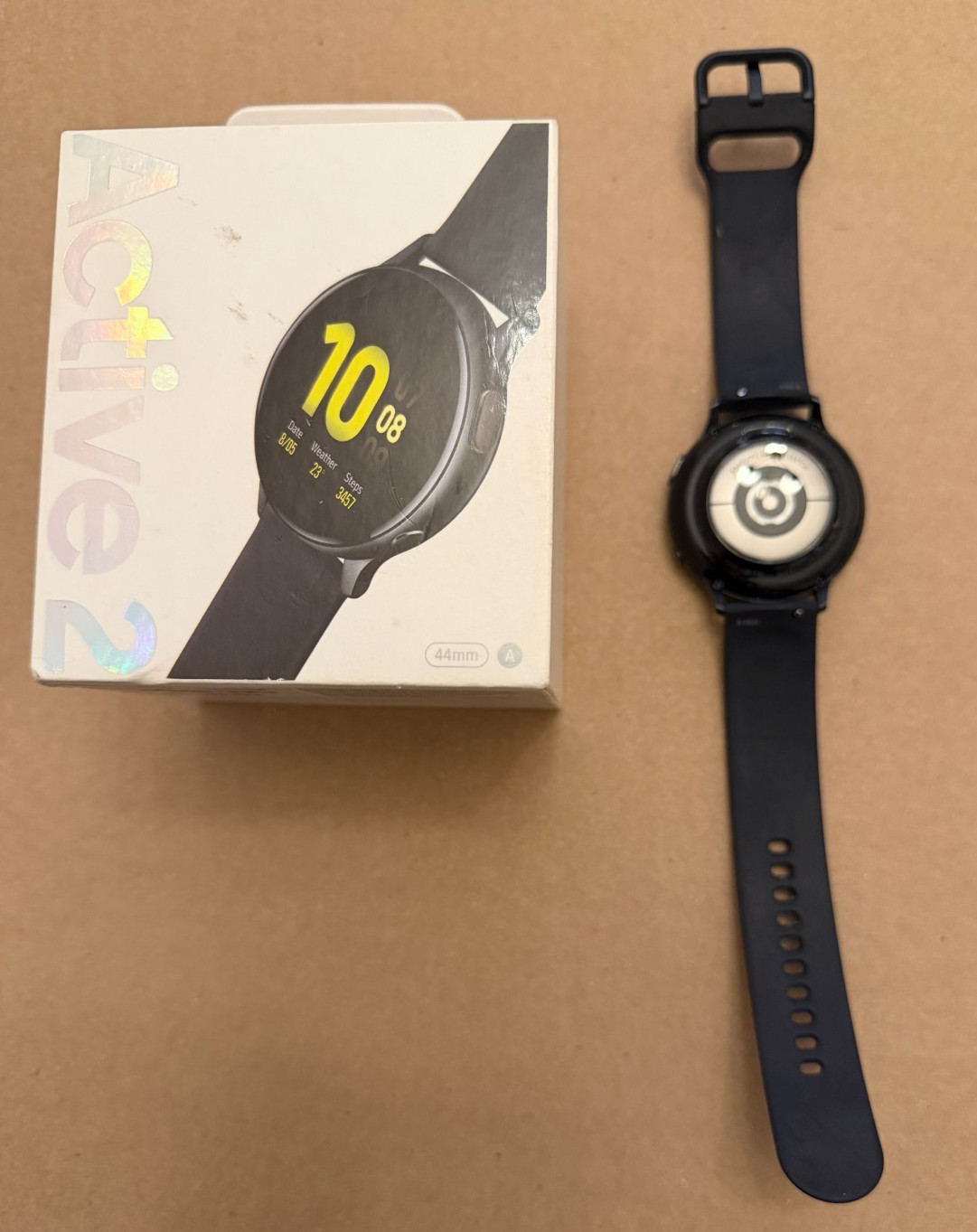 Samsung Galaxy Watch Active2 – 44mm Black Smart Watch – (SMR820NZKCXAR) – USED
