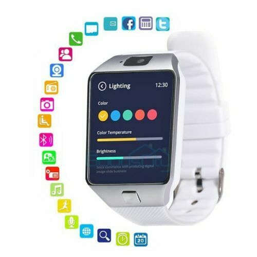 Touchscreen Wrist Smart Phone Watch call text message 4 ios android cell phone