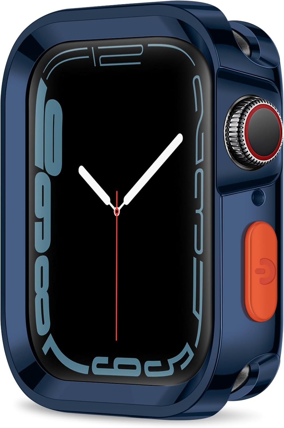 Rugged Case for Apple Watch 41mm Series 9/8/7/6/5/4/SE3/2/1 Shockproof Bumper Co