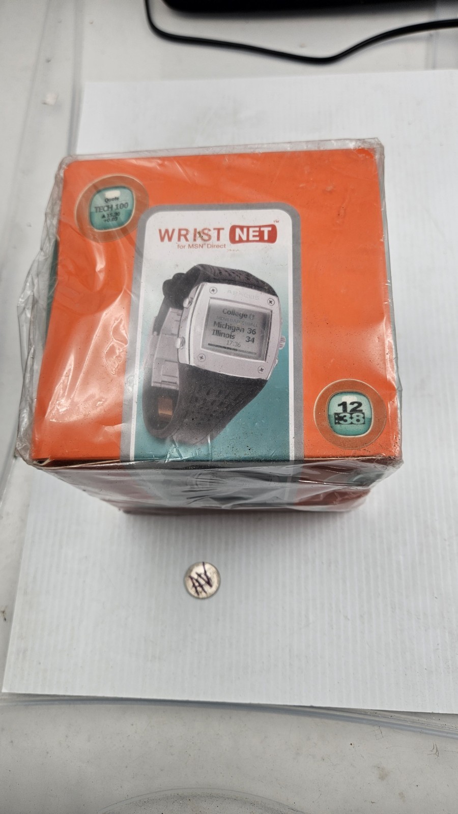 Collectible Item: Vintage Fossil Abacus Smart Watch Wrist PDA – (AU4004)