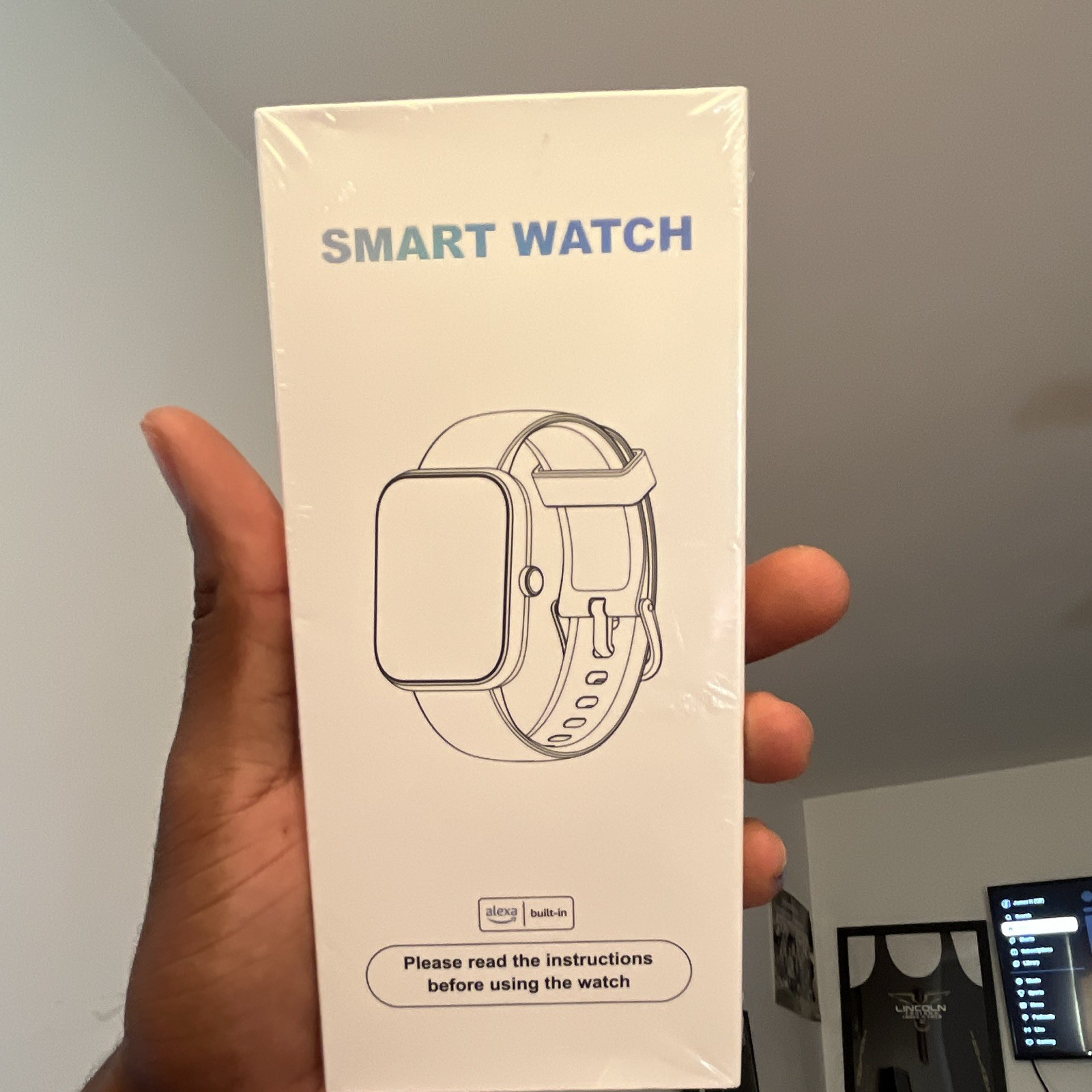 IDW25 Smart Watch Alexa Built-In Fitness Tracker Sleep Monitor 46mm White