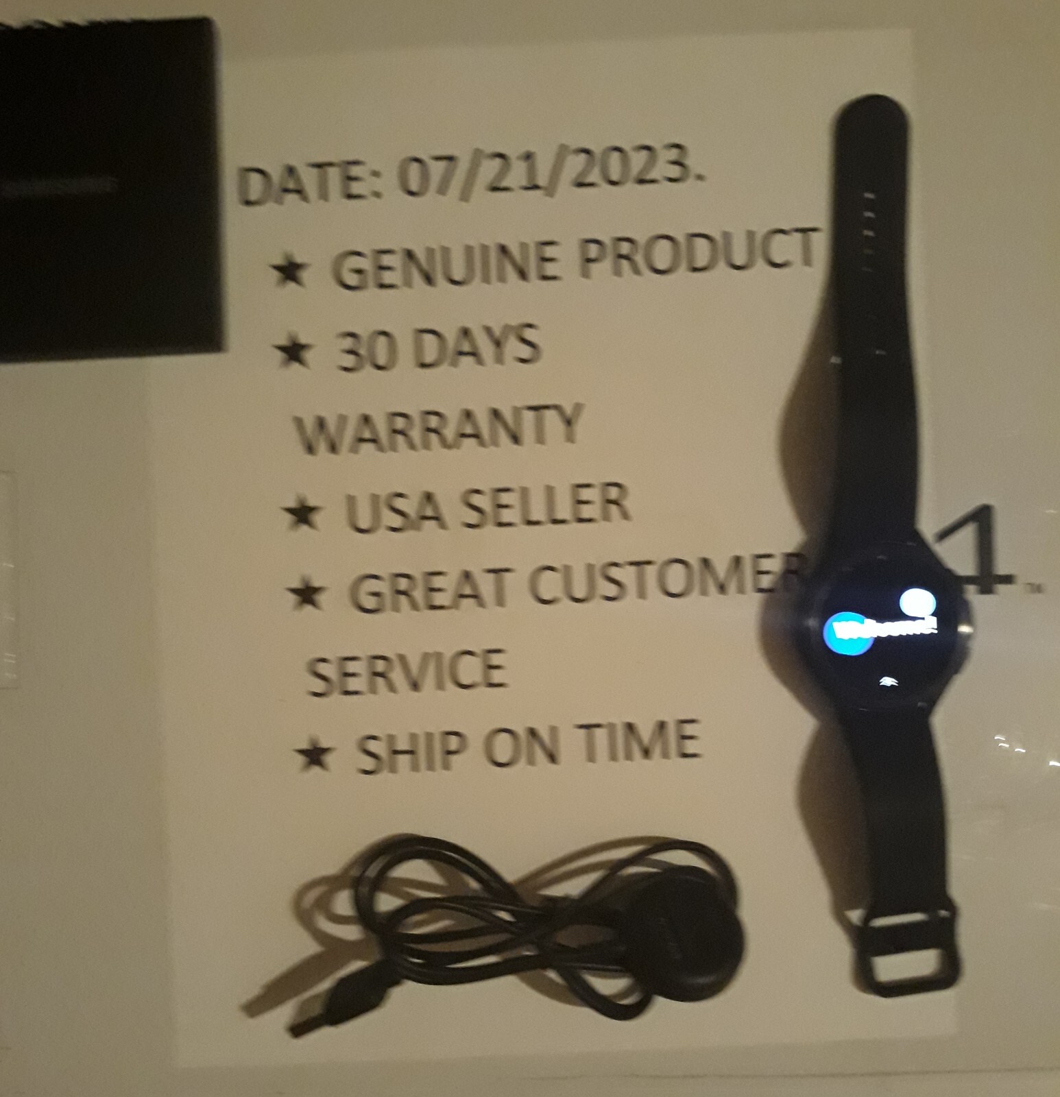 Samsung Galaxy Watch4 Classic Stainless Steel Smartwatch 46mm LTE – Black.