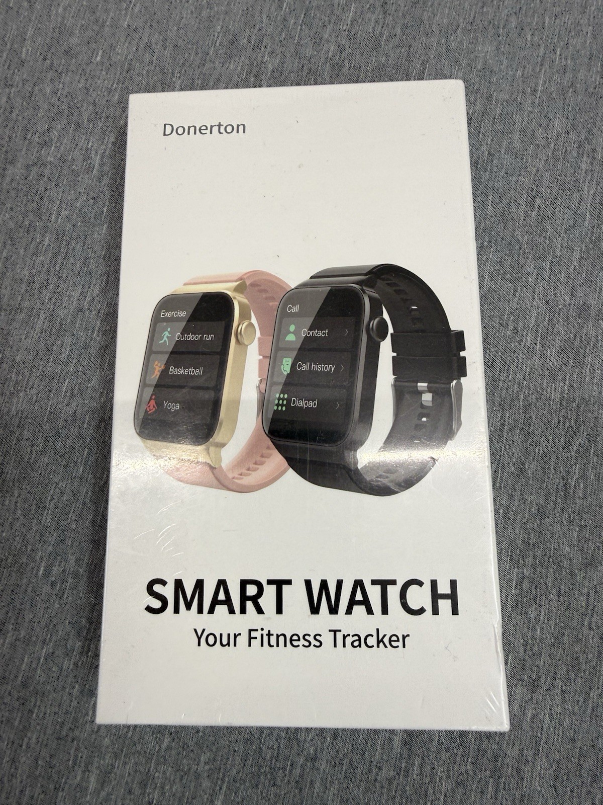 Donerton Pink Smart Watch Fitness Tracker. New. Sealed. Free Ship. ISO,Android.
