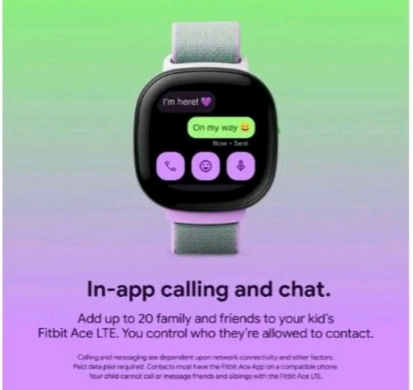 Google Fitbit Ace LTE Smart Watch
