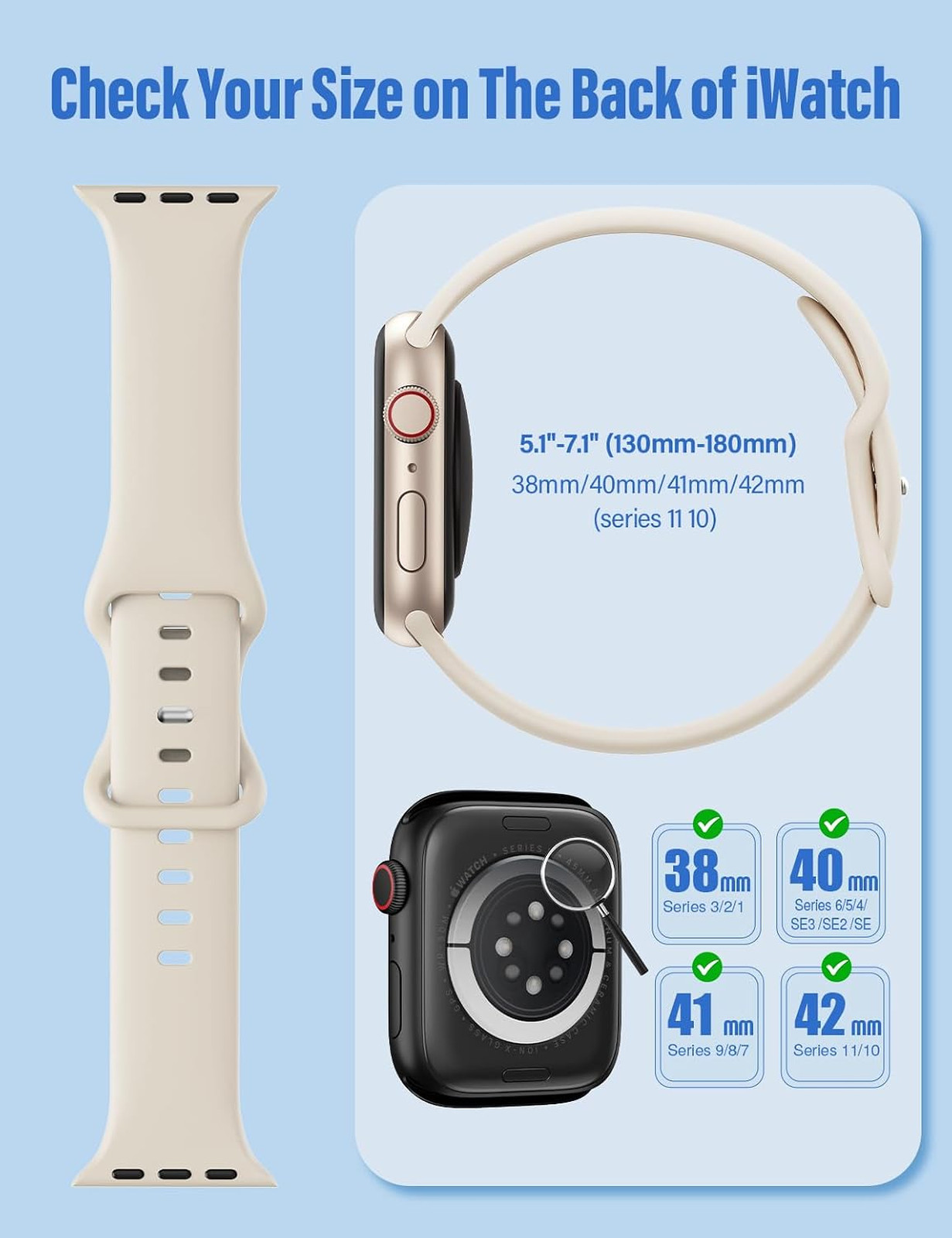 15 Pack Soft Silicone Sport Bands for Apple Watch 38mm 40mm 41mm 42mm 44mm 45mm