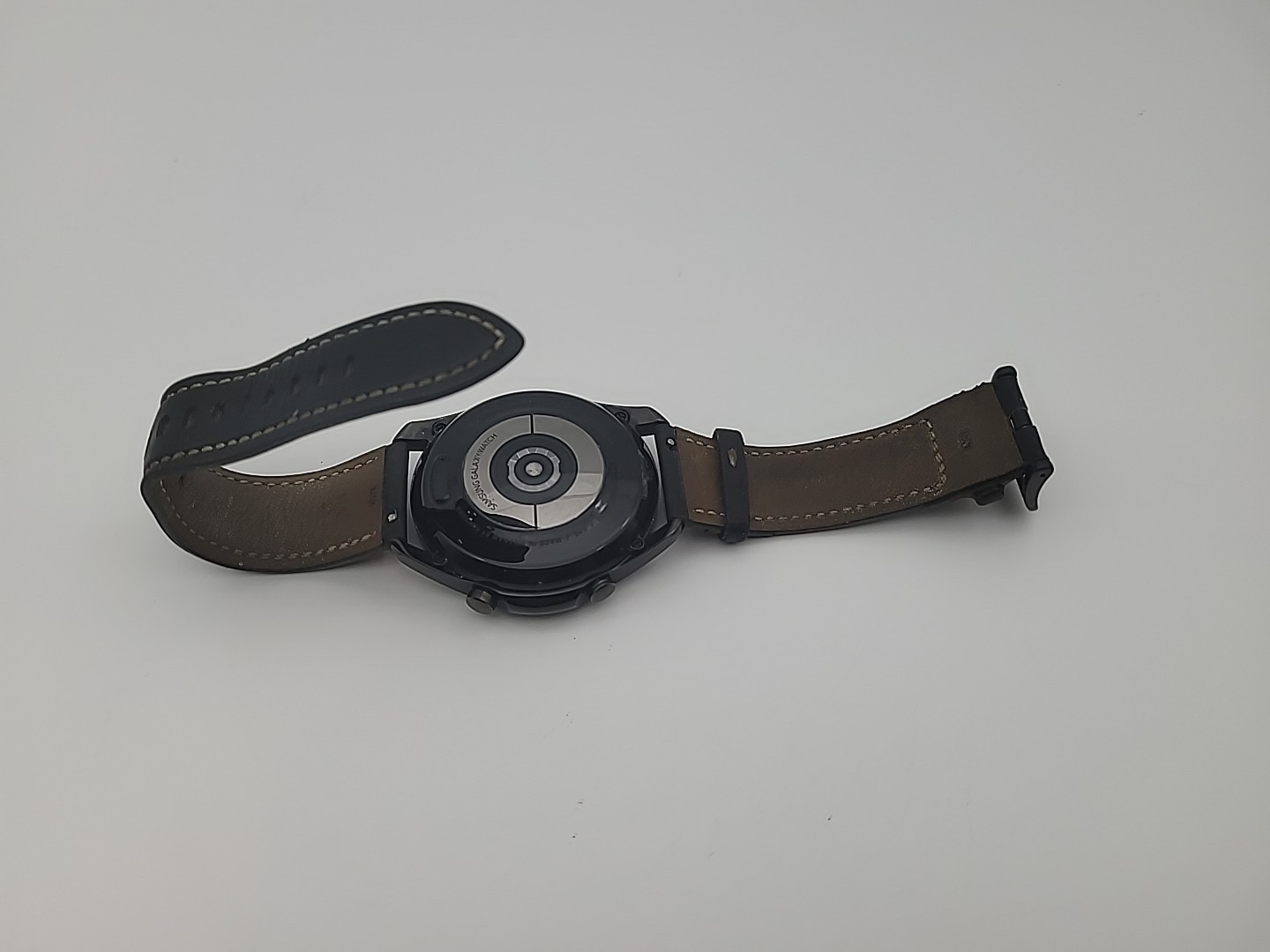Samsung Galaxy Watch3 SM-R840 45mm Stainless Steel Case with Leather Strap