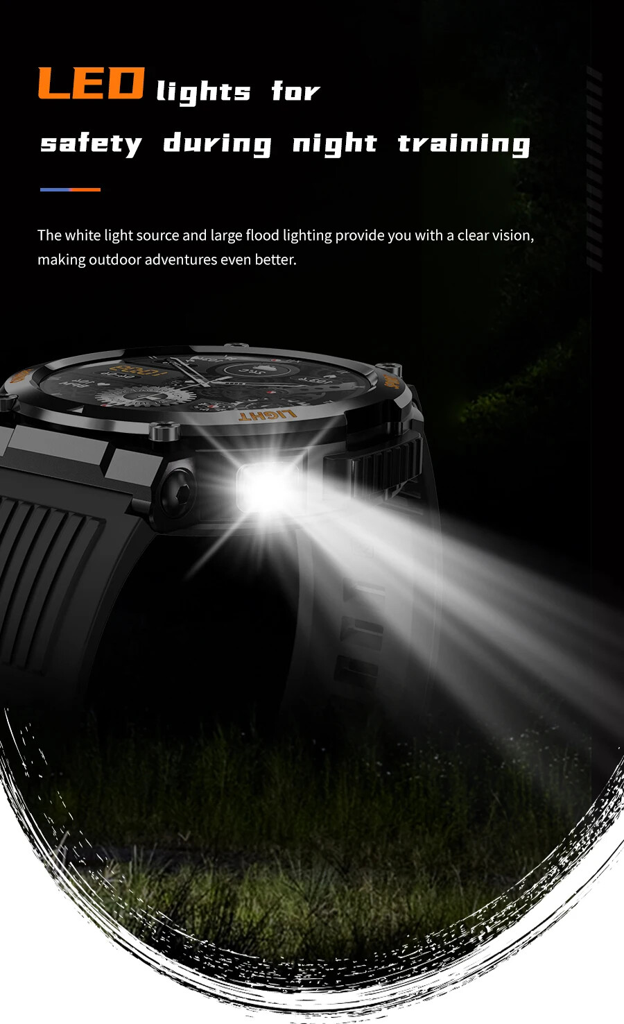 Men’s Smart Watch HD Touch Screen Sports Waterproof Smartwatch Bluetooth Call