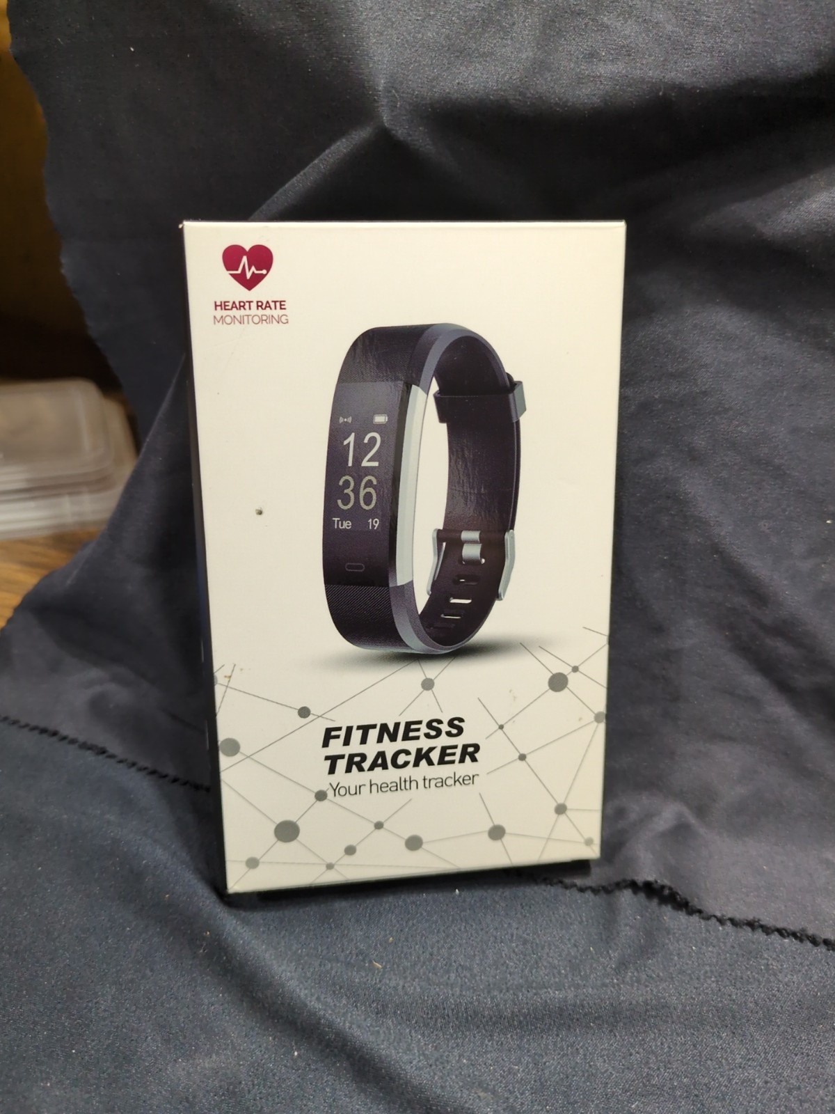 Fitness Tracker Watch – Black