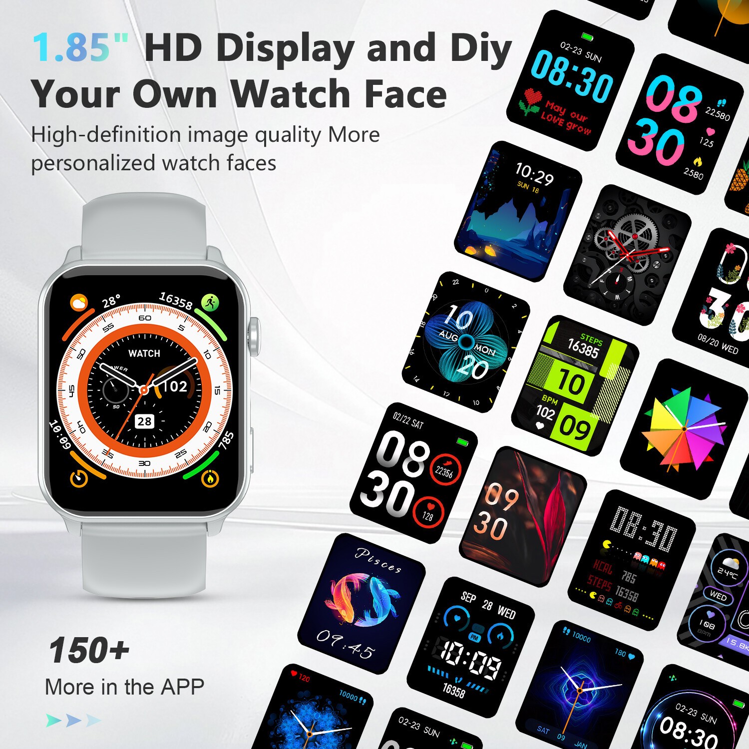 Medical Fitness Smart Watch Heart Rate Sleep Monitor Activity Tracker Bluetooth