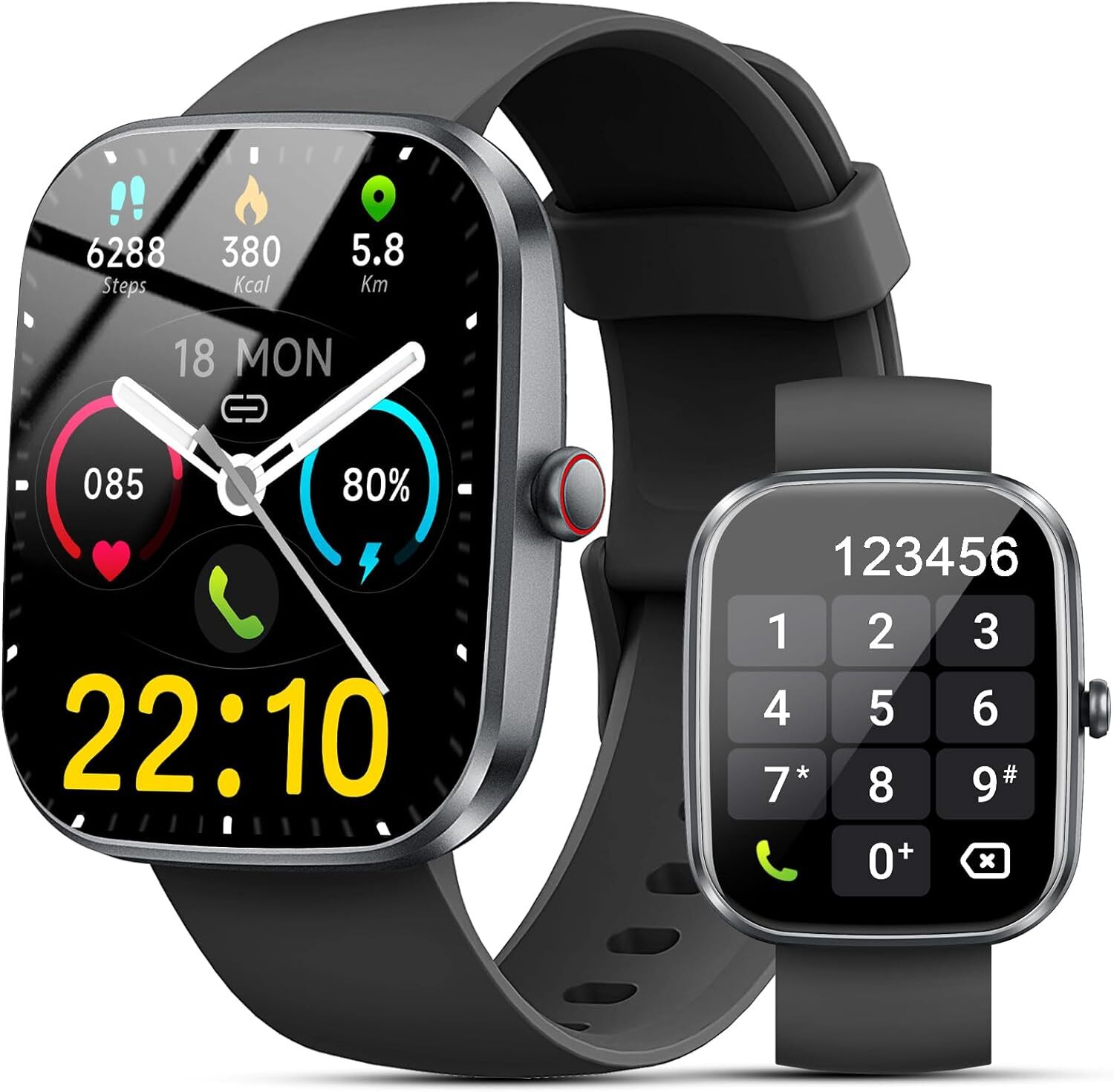 2024 Smart Watch Men/Women Waterproof Fitness HR Sleep Calls for Motorola Phones