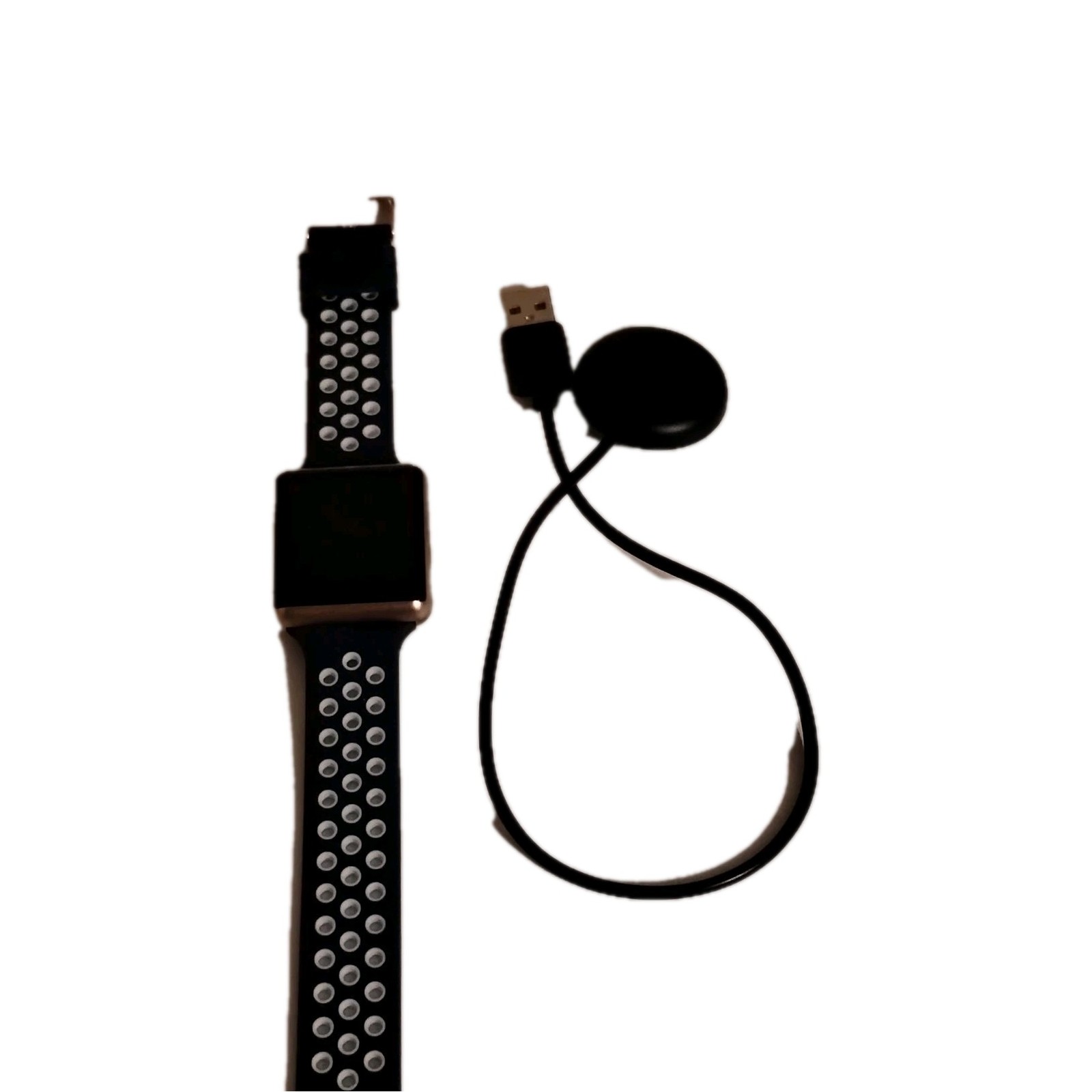 iTOUCH Smart Watch 42101 Gold Metal 42mm Android iOS Black/White Silicone