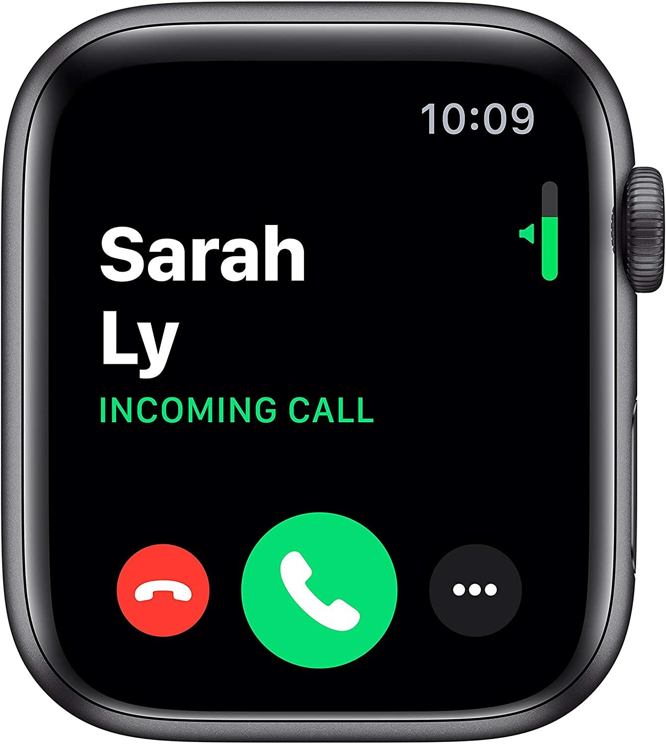 Apple Smart Watch 5 GPS 40mm MWV82LL/A Space Gray Aluminum Case Black Sport Band