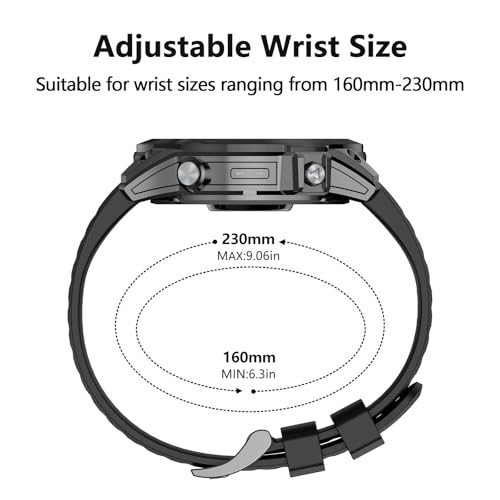 Silicone Sport Strap Compatible with Garmin Fenix 8 Pro 47mm and Forerunner 945/
