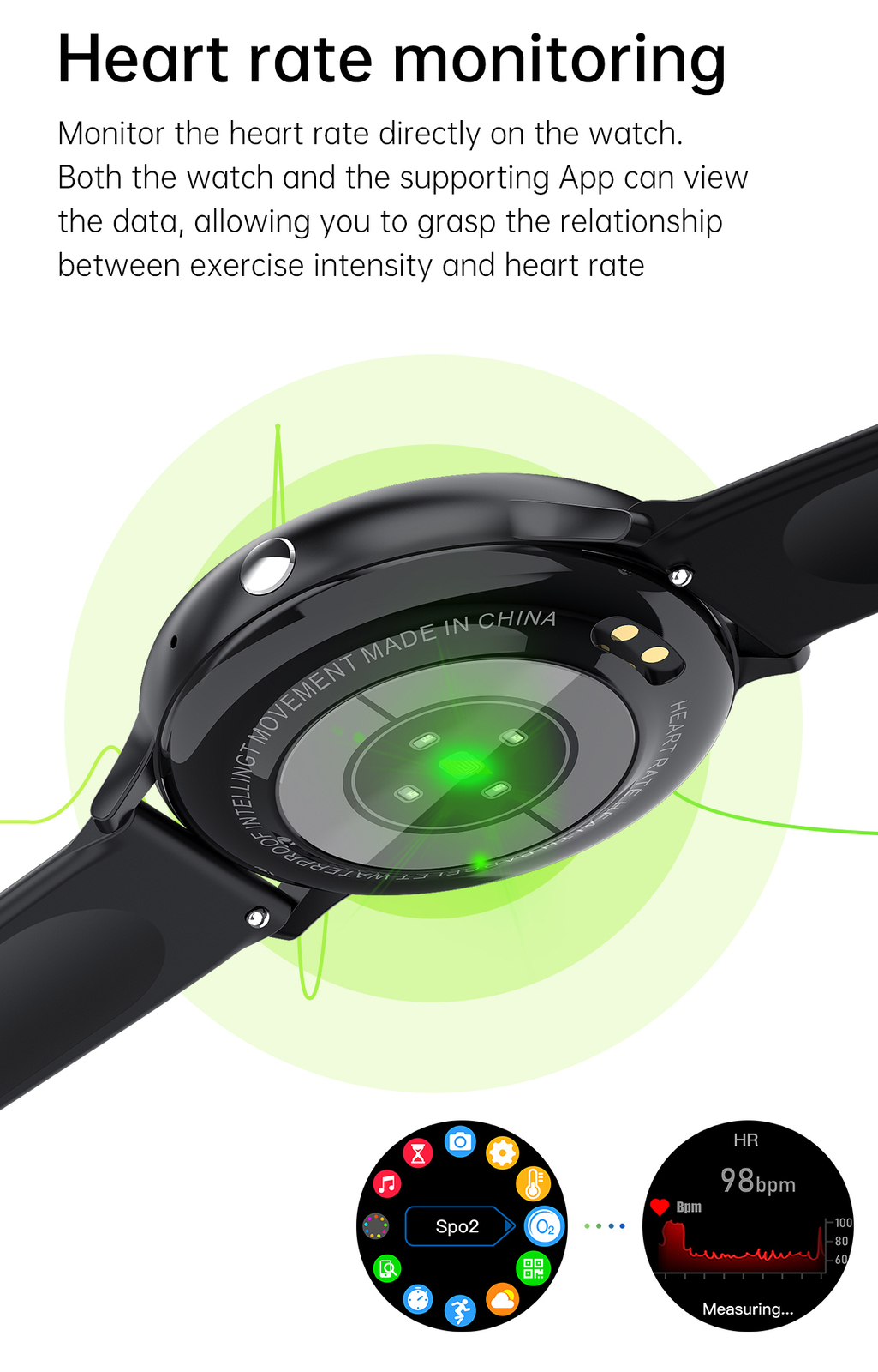Smart Watch Bluetooth Call Wrist Watch Music Play Smartwatch Touch Screen