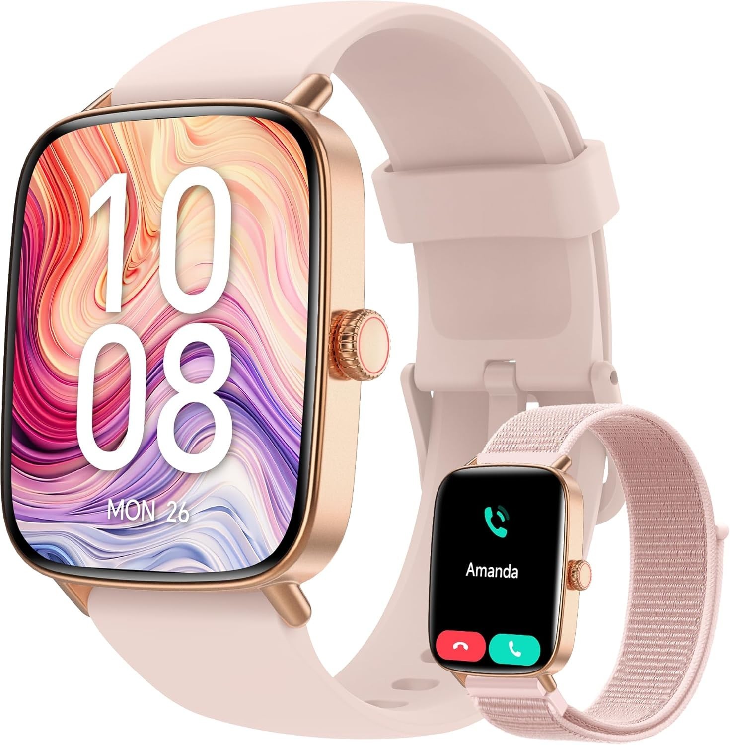 Reloj Inteligente Para iPhone Android De Mujer Smart Watch Pantalla Táct NEW US.