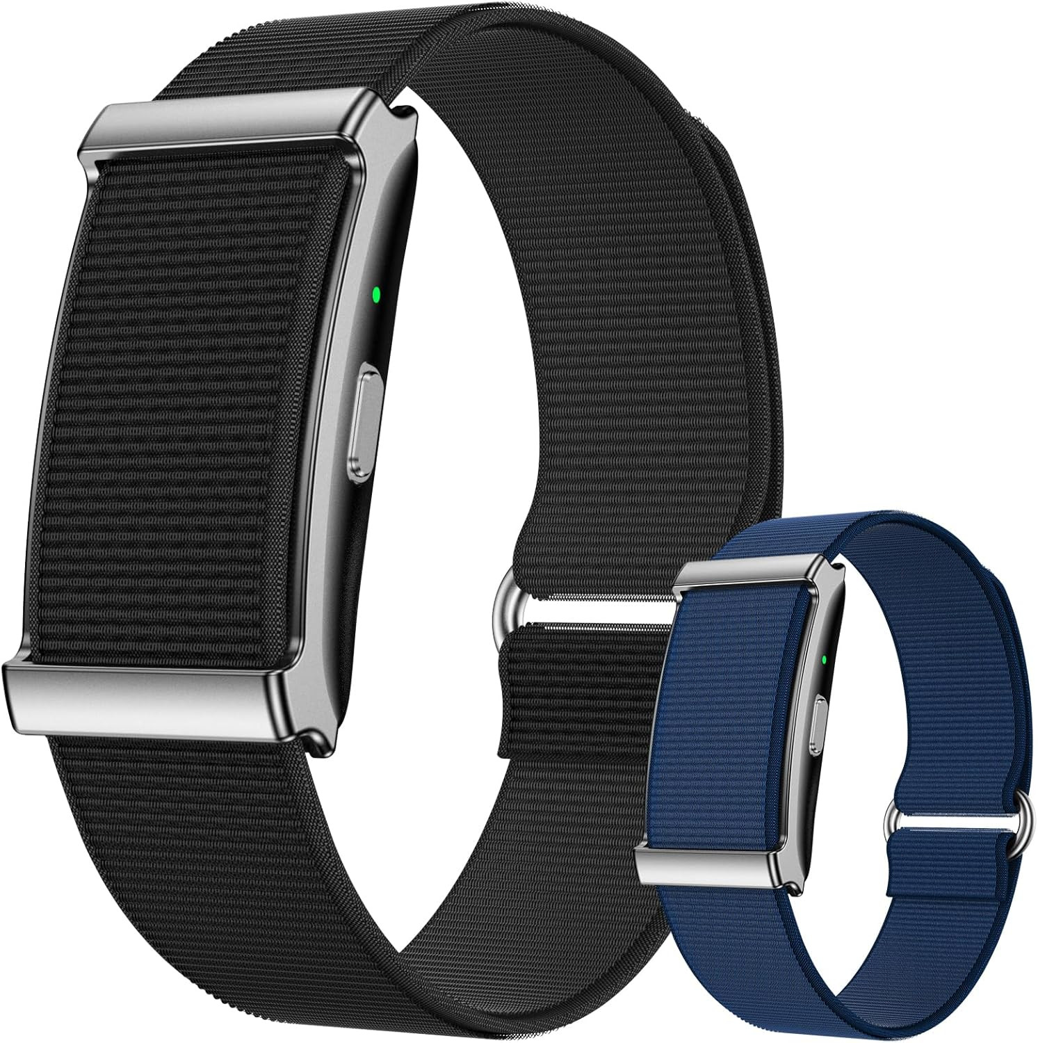 Smart fitness tracker with GPS, heart rate sleep monitor, long battery life