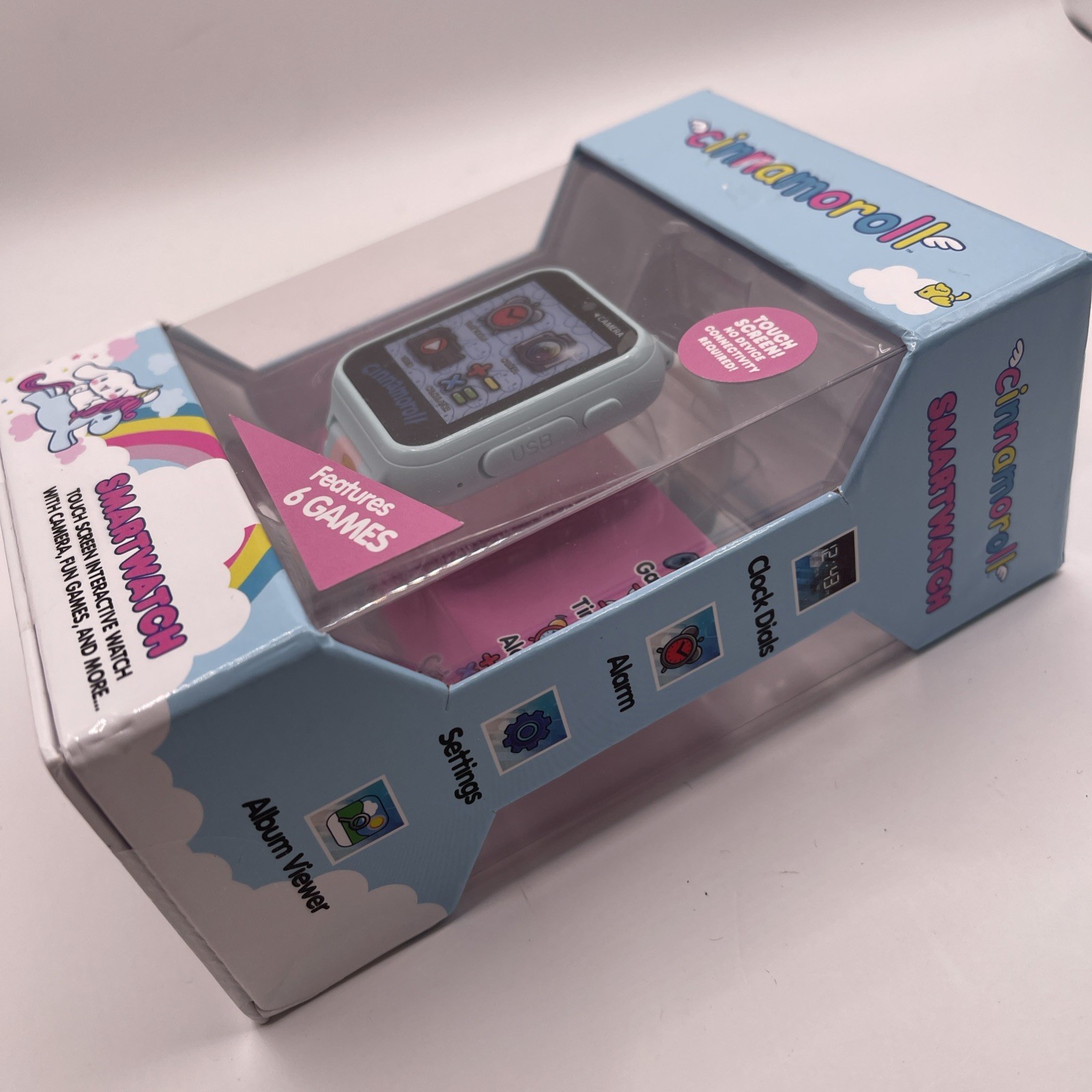 Sanrio Cinnamoroll Kids Smartwatch – Interactive Touchscreen NIB