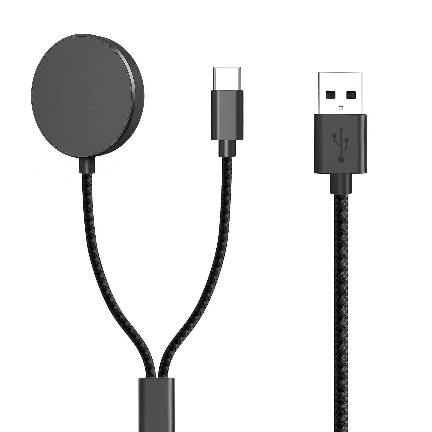 Magnetic 2 in 1 USB-C Charger for Samsung Galaxy Watch 7/6/5/4/3, Fast Charging