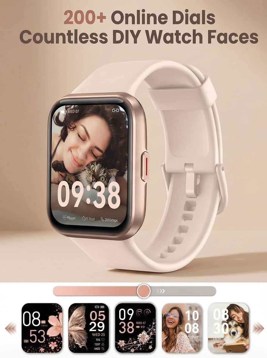 Reloj Inteligente Para iPhone Android De Mujer Smart Watch Pantalla Táct NEW US.