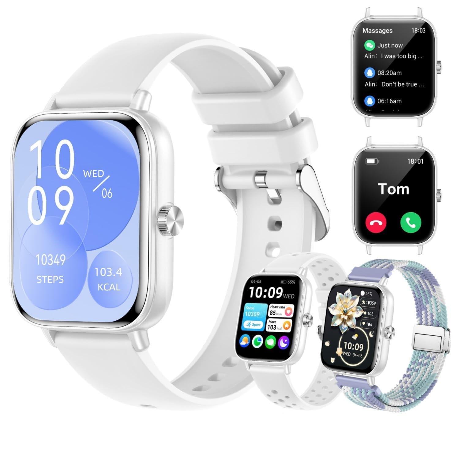 for Women Men, 1.83” HD Touchscreen with Bluetooth /Make Calls, Fitness Trac…
