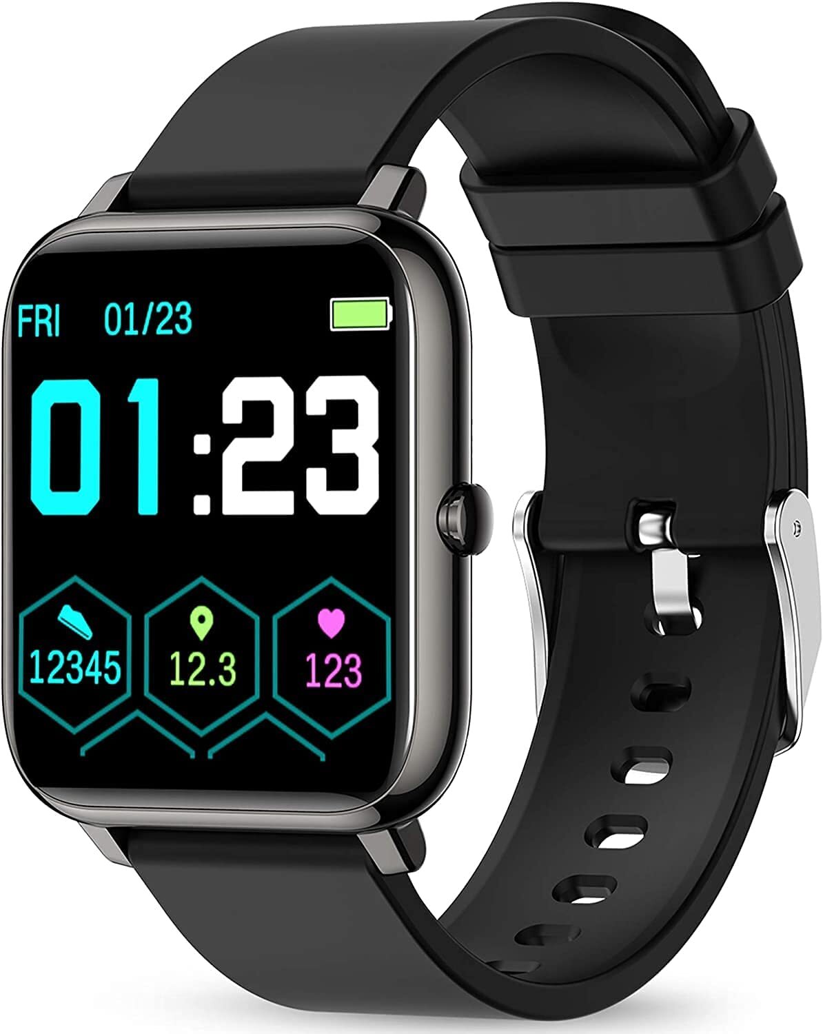 Touch Screen Fitness Smartwatch Compatible for Samsung Galaxy X Cover6 Pro