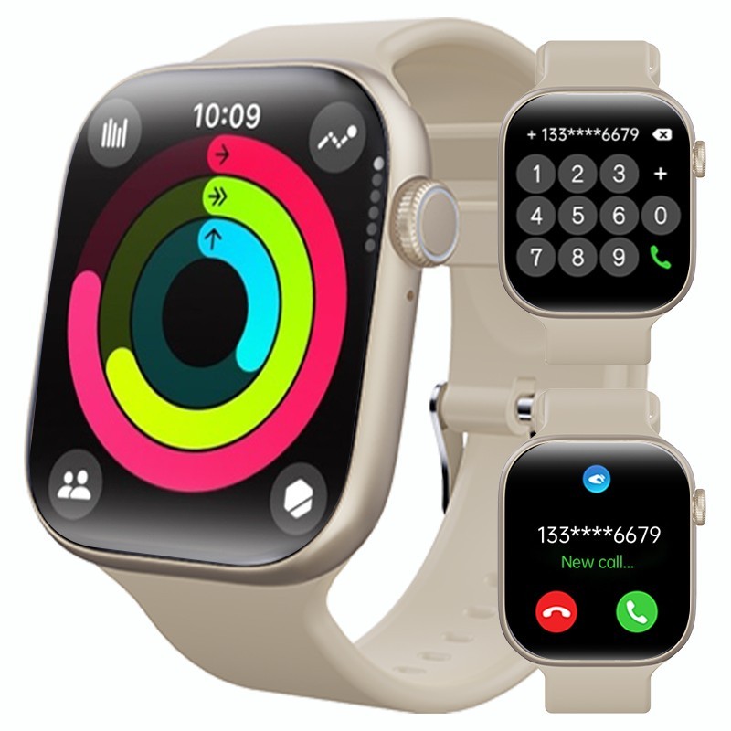 W&O Smart Watch Blood Pressure Oxygen Heart Rate Monitor Watch for Android, iOS
