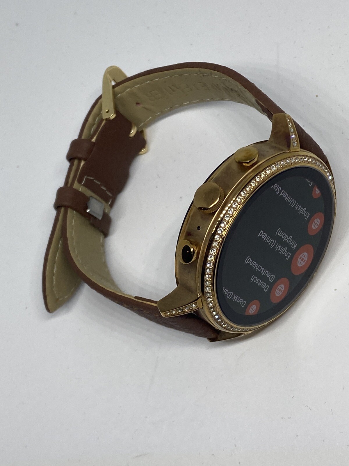 Fossil Gen 4 Authentic Digital Dial Smart Watch Custom Band FTW6015 AB174