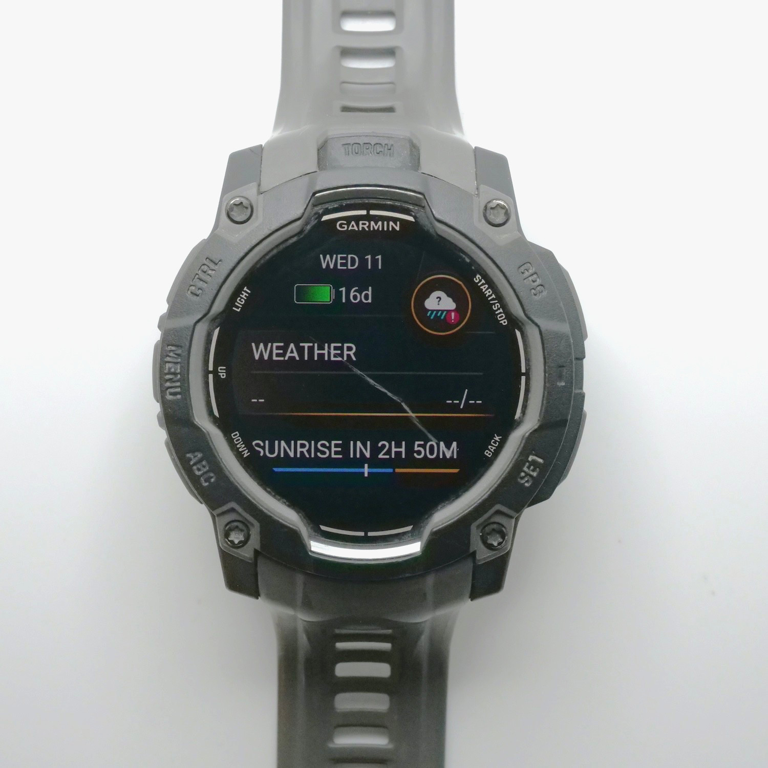 Garmin Instinct 3 AMOLED 50mm Rugged GPS Smartwatch Black/Charcoal 010-03020-00