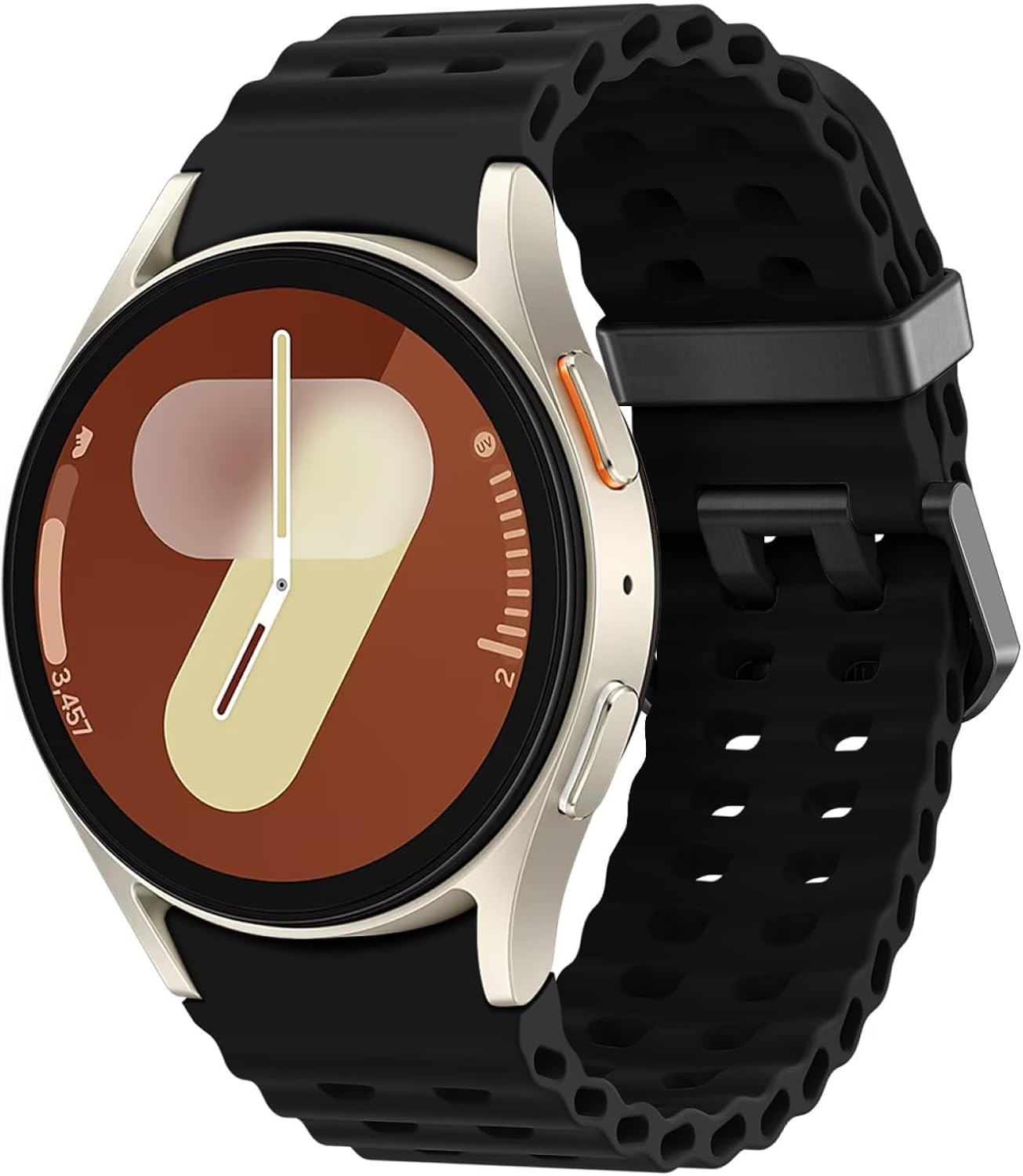 Waterproof Soft Silicone Band for Galaxy Watch 7 40mm 44mm Compatible Strap