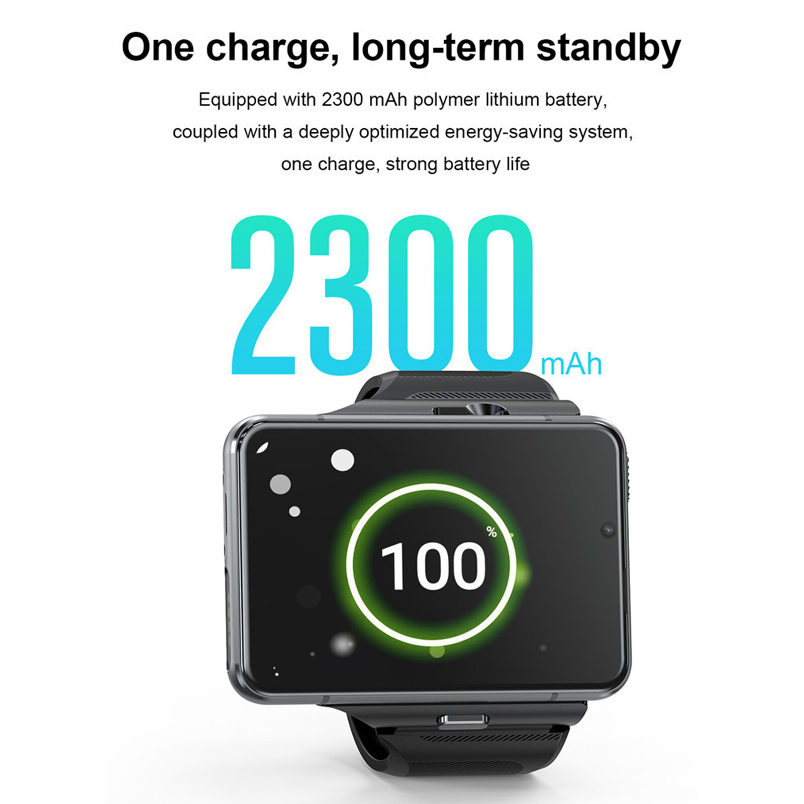 2.88in Larger Screen 4G Smart Watch Android 9.0 Dual Camera WIFI GPS 4+64GB USA
