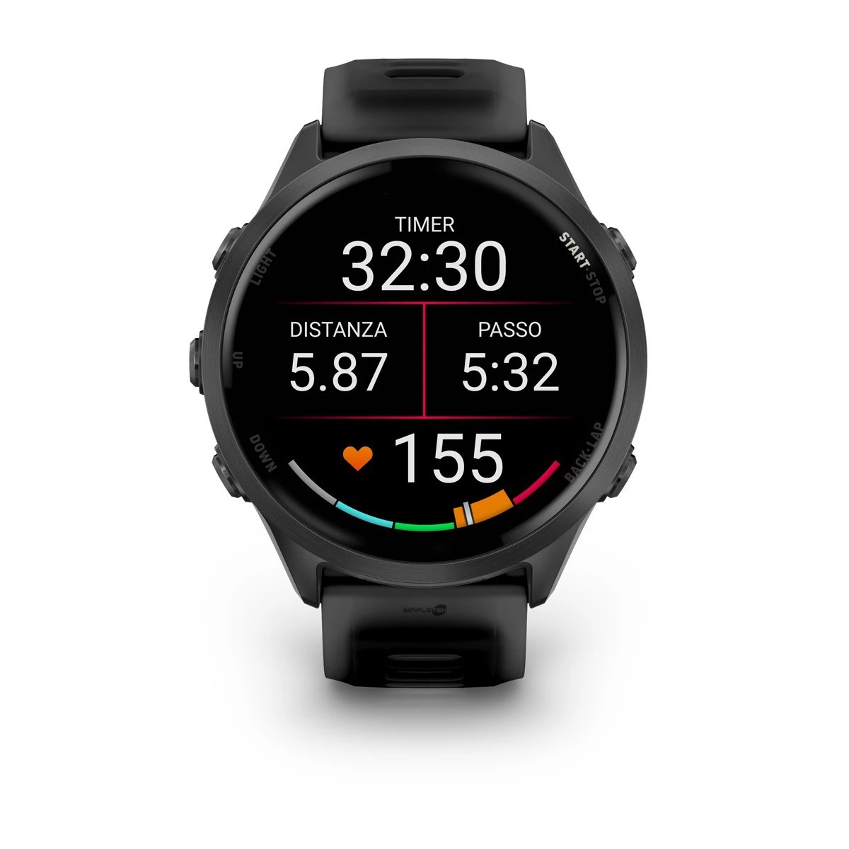 Simpletek Smartwatch 47mm Sport Display 1.4″ 8GB GPS HRV Pulse Ox WiFi
