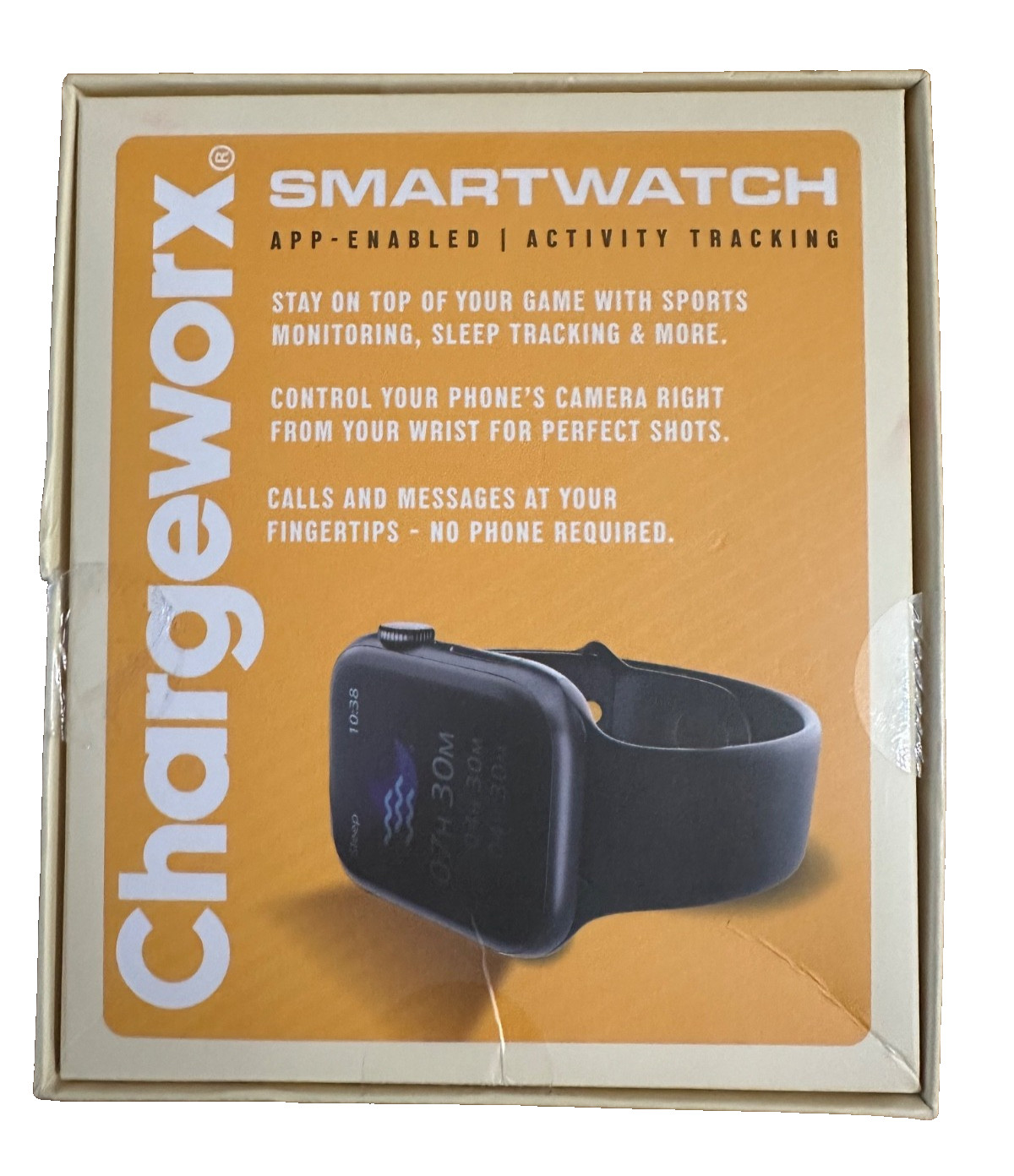 Chargeworx Smartwatch App-Enabled activity tracking 2 bands on-wrist calls/text
