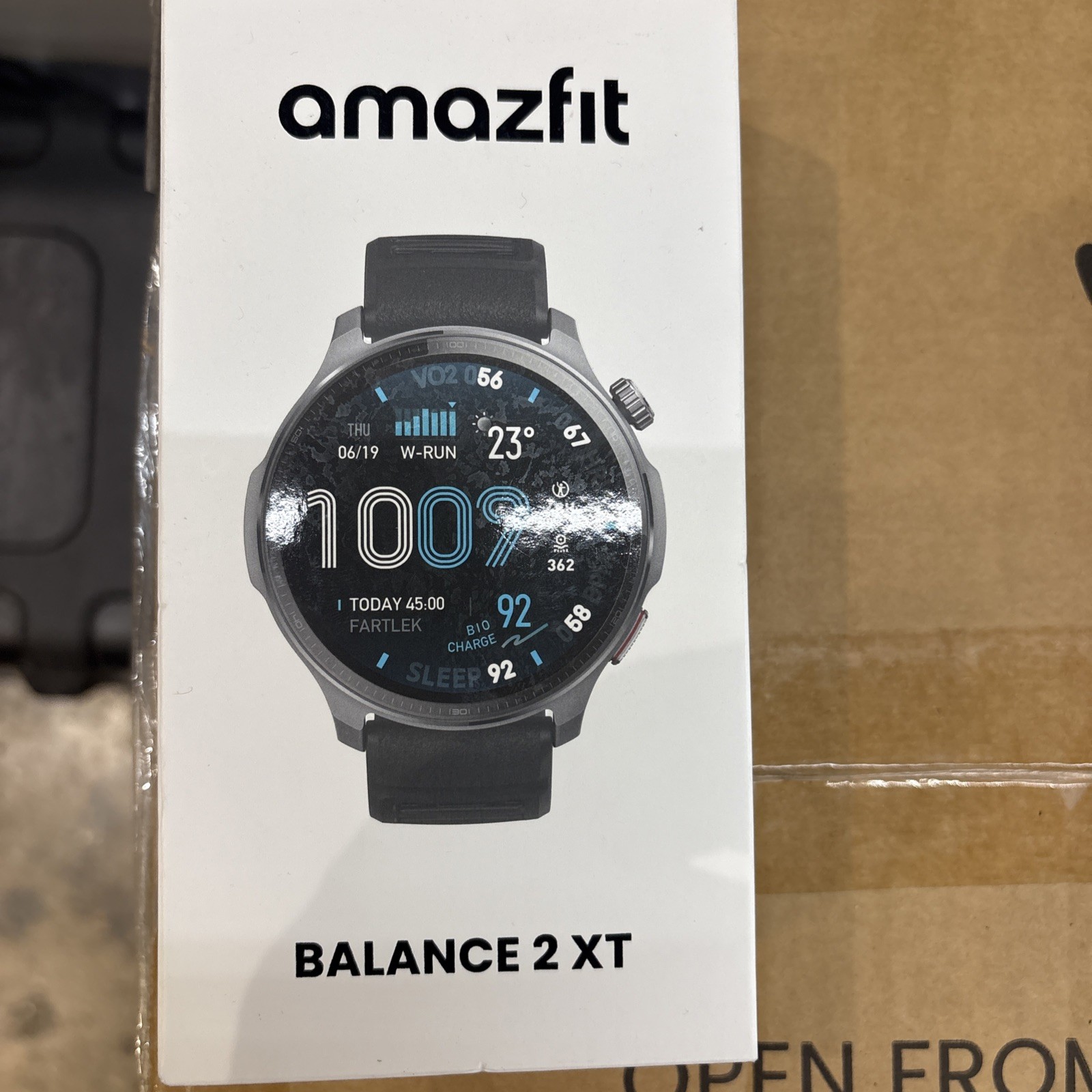 Amazfit – Balance 2 XT Smartwatch 47mm Silicone – Gray / Black – New J