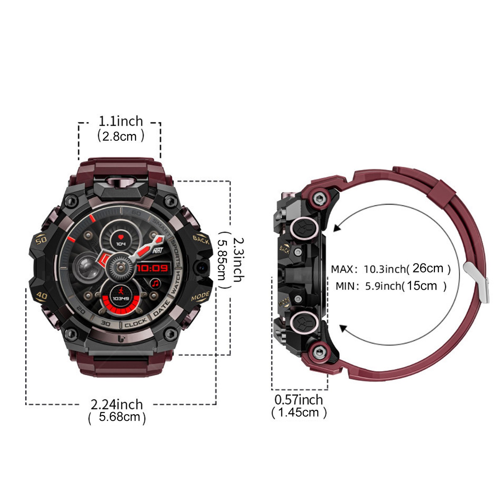 LOKMAT APPLLP 2 PRO 4G Smart Watch WiFi BT Touch Screen EYLR Health Monitoring