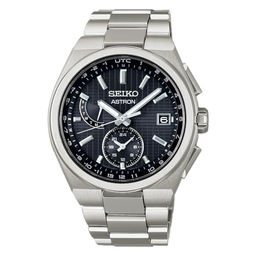 SEIKO Astron NEXTER 8B63 Titanium Watch SBXY067 Silver/Black NEW