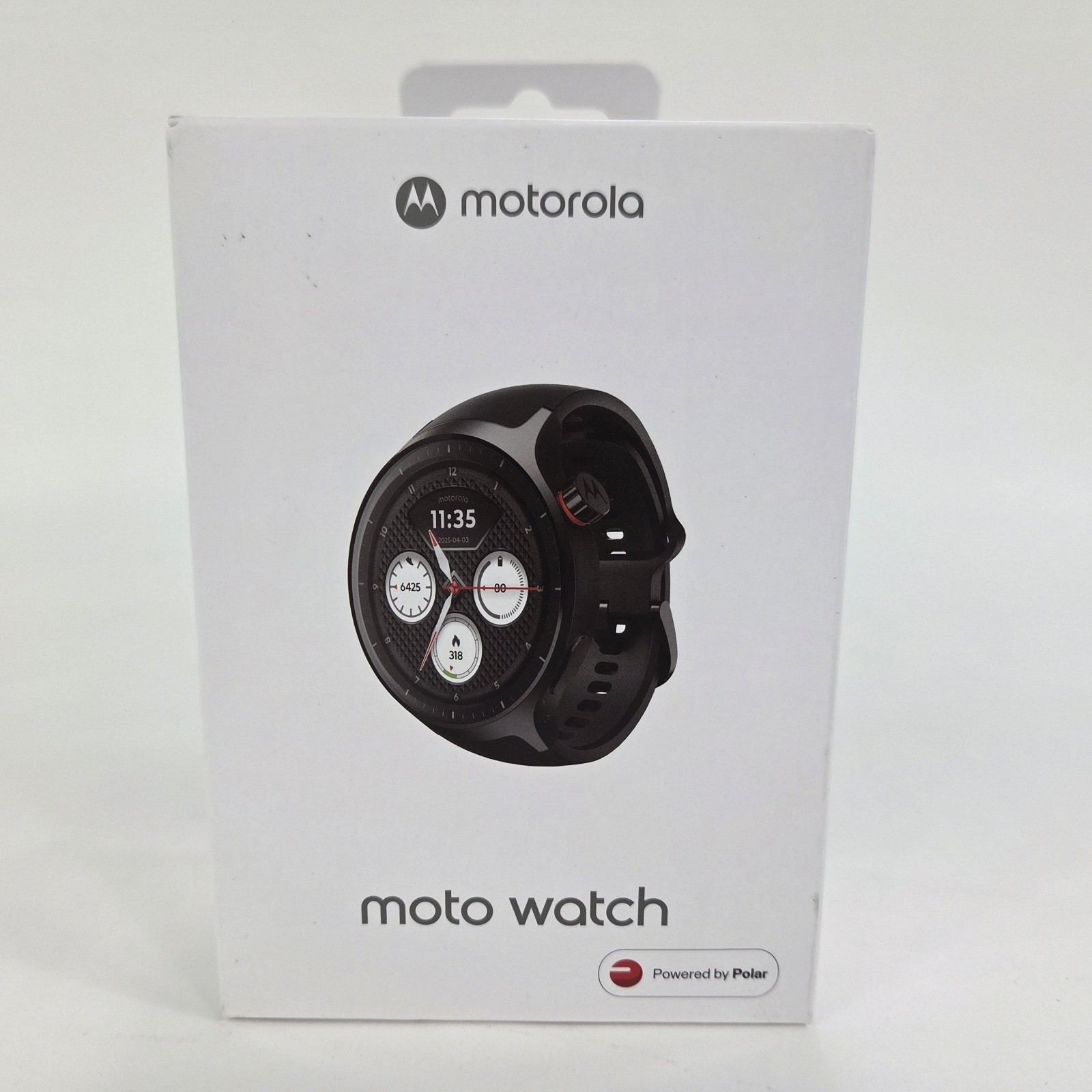Motorola Moto Watch 47mm Activity Tracker Sportwatch XT2547-2, Black