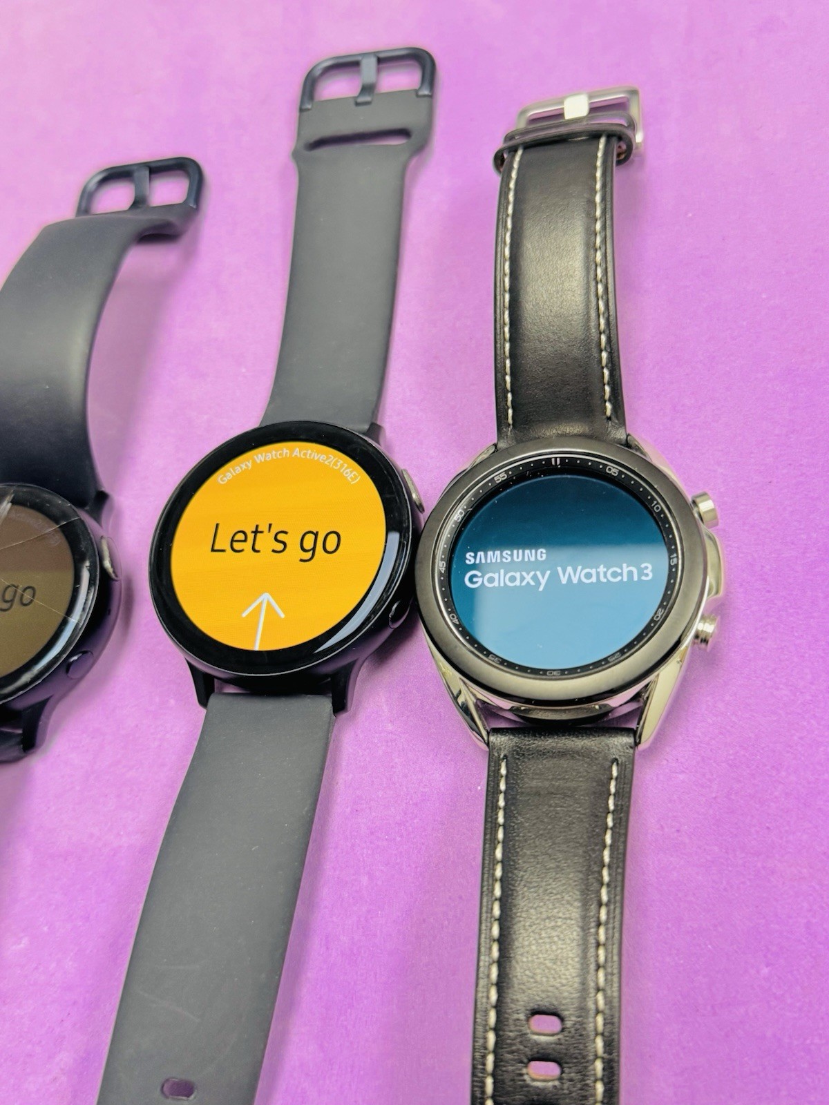 (4x AS-IS) Samsung Galaxy Watch Active 2 3 Smartwatch SM-R820 SM-R830 SM-R850