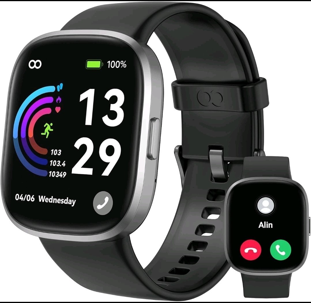 Anyloop 1.83” HD Smart Watches for Men Women IP68 Waterproof Fitness Tracker