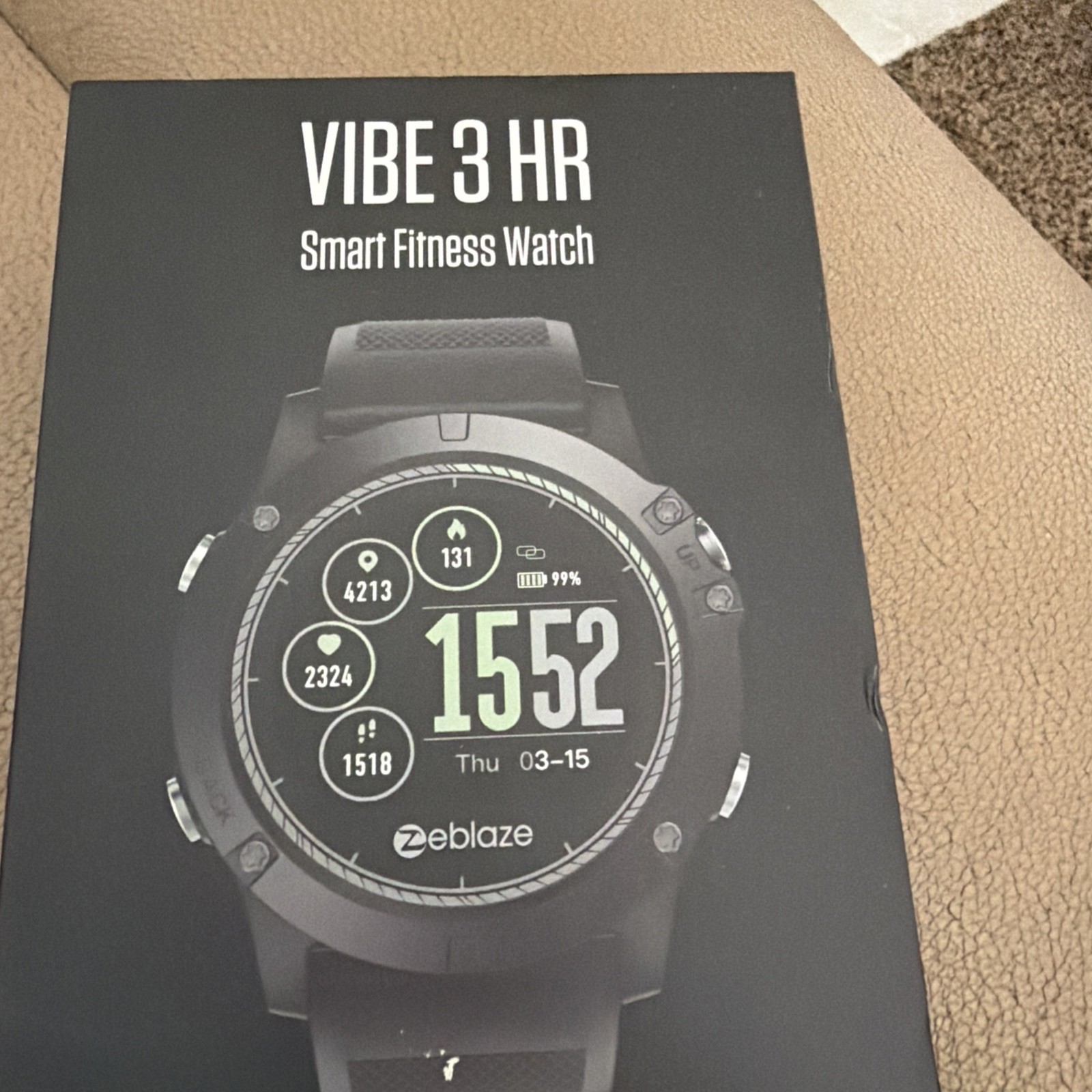 Zeblaze Vibe 7 Pro Smart Fitness Watch Touchscreen Fitness Tracker Black 47mm