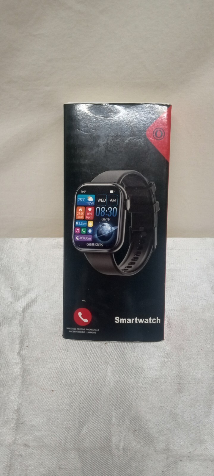 Wearables 1.85 Inch Display Waterproof Fitness Heart Rate Smart Watch