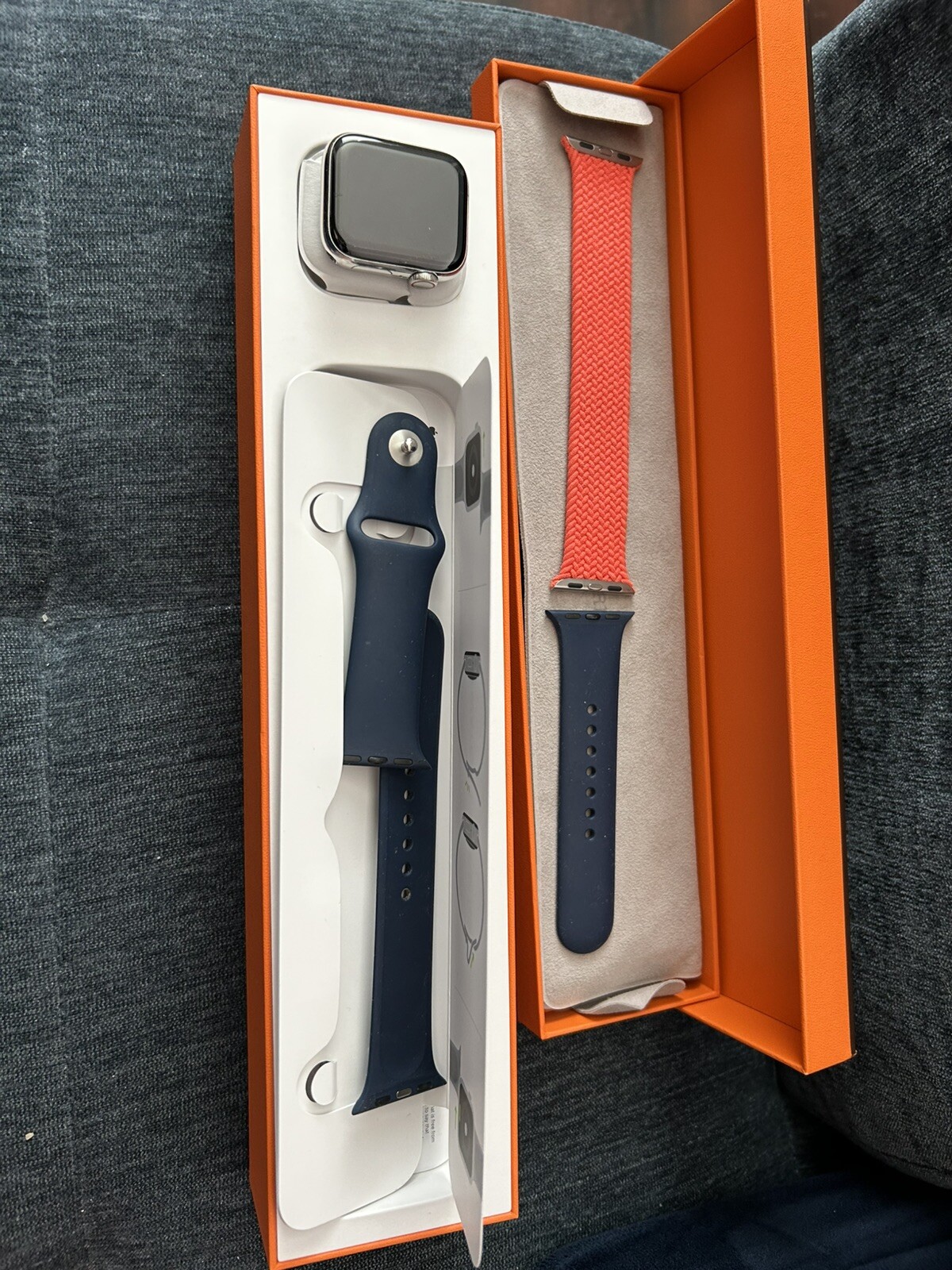 Apple Watch Series 5 Hermes Hermès 40 Black Stainless Steel – 2 Bands
