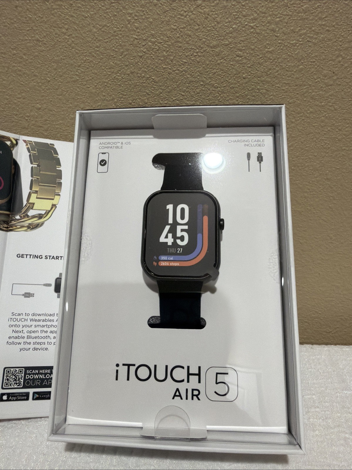 iTOUCH AIR 5 Smartwatch – Silicone Strap Unisex Adult