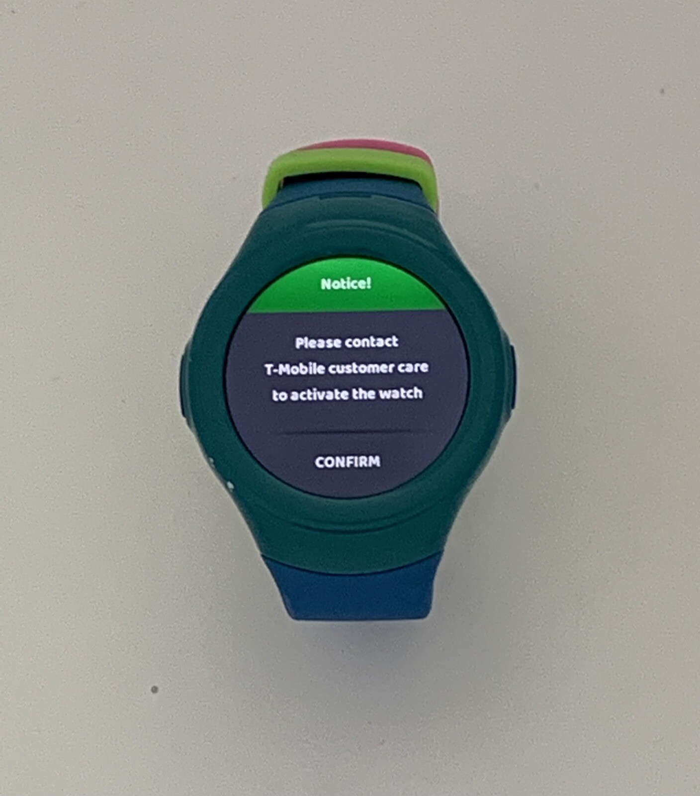 Timex Family Connect Blue Buckle Smart Watch T-Mobile Times Family Watch only