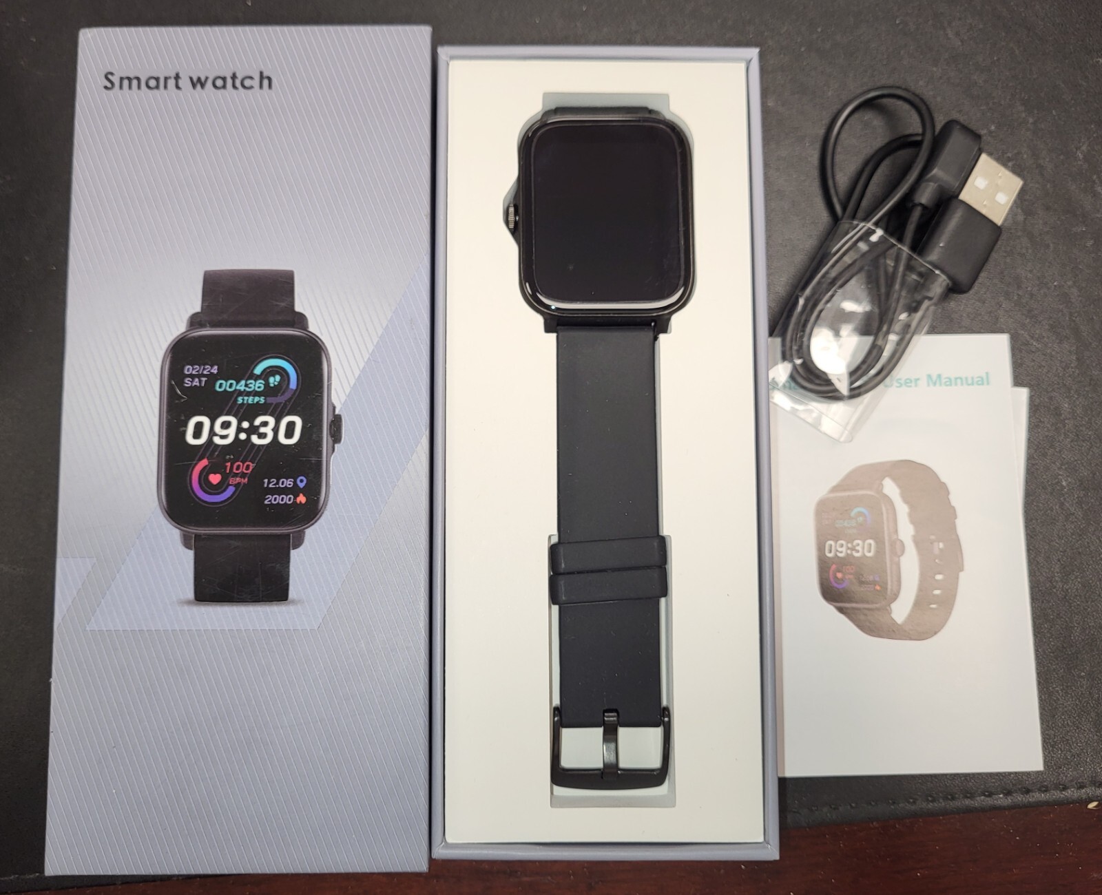 🔥🔥1.7 inch TFT HD&Flexible Touchscreen Fitness Smart Watch IP67 Waterproof🔥🔥