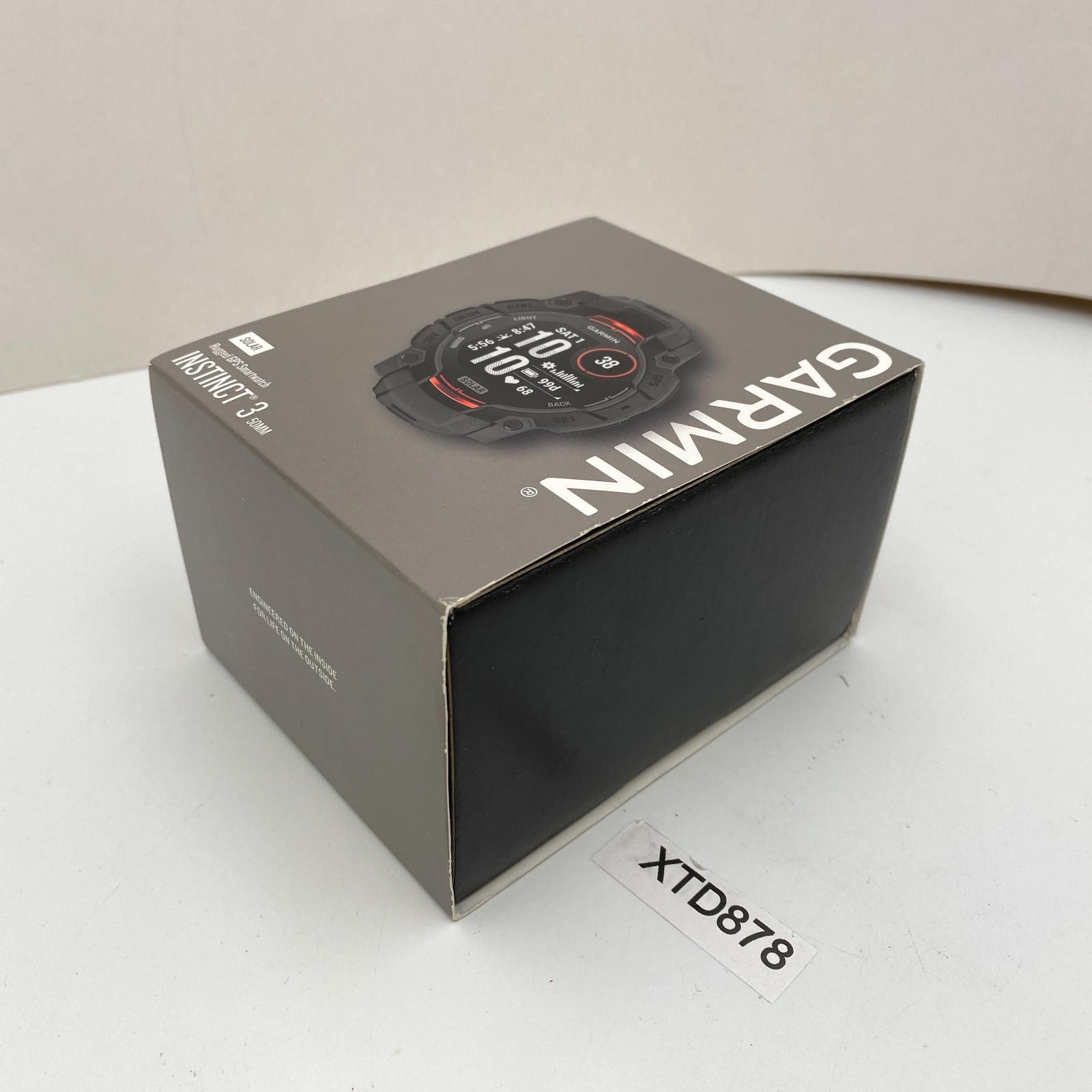 Garmin Instinct 3 Solar – 50mm Black – Rugged Adventure GPS Watch – NEW