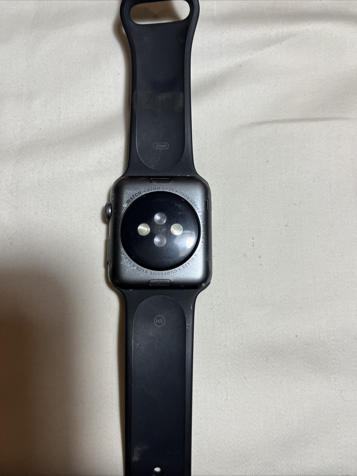 Apple Watch Series 1 42mm Space Gray Aluminum Case Case Sport Band Smart Watch