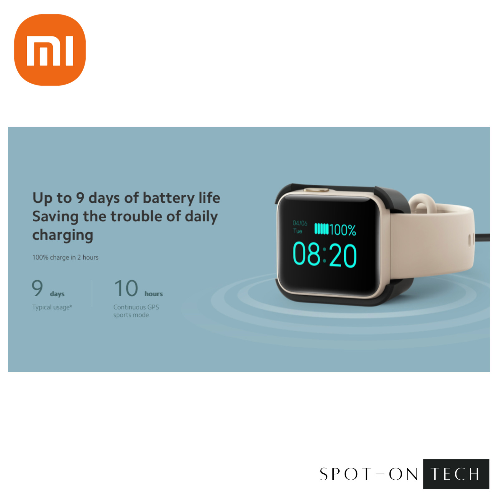 Xiaomi Mi Watch Lite Bluetooth Smart Watch GPS Heart rate & more 5ATM Waterproof