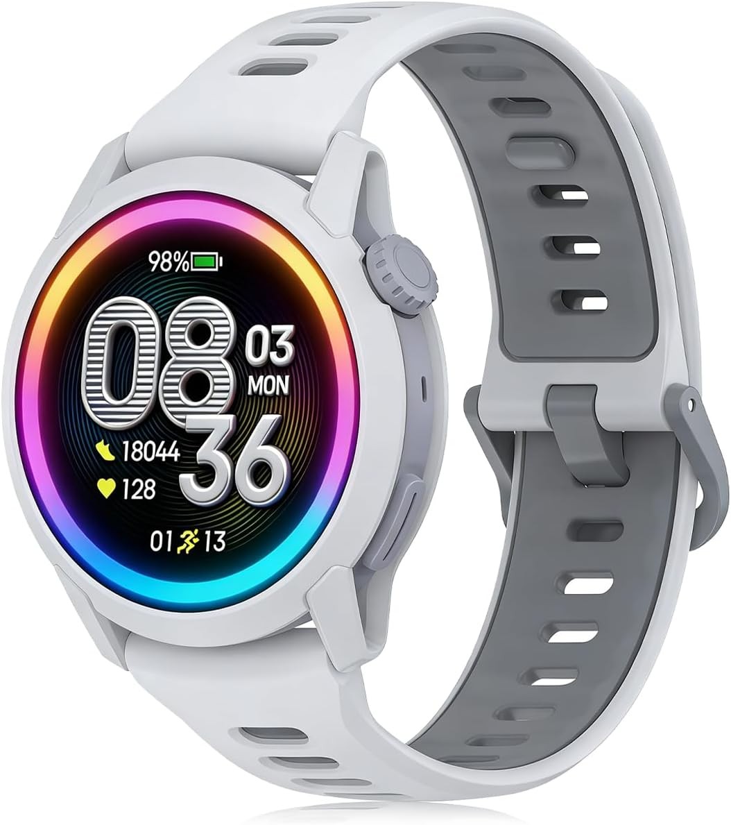 Silicone Bands for COROS PACE 3/4, APEX PRO/2 46mm, Replacement Smartwatch Strap